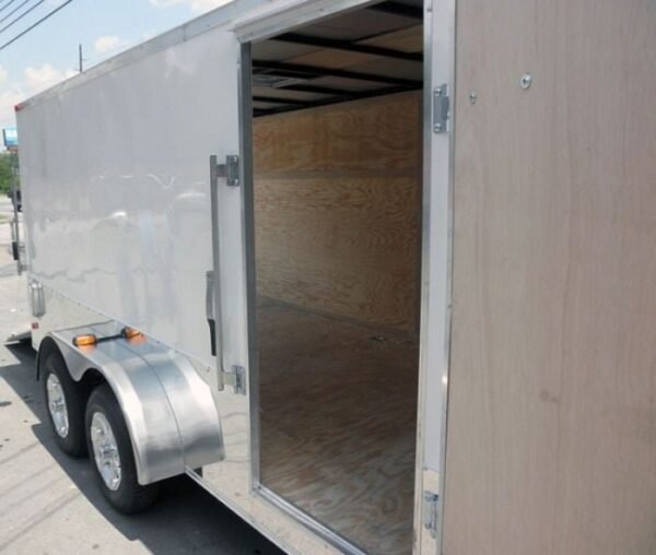 Enclosed Trailer 7’x16′ – V-Nose Motorcycle Lawn Mower Storage - Image 8