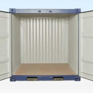 8FT Shipping Container One Trip Blue RAL 5013