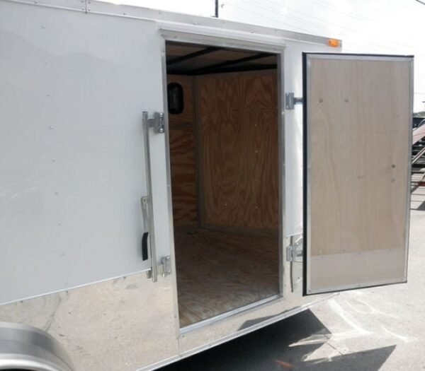 Enclosed Trailer 7’x16′ – V-Nose Motorcycle Lawn Mower Storage - Image 12