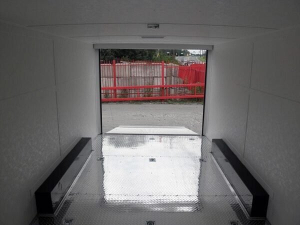 Enclosed Trailer 8.5’x18′ White – Equipment Car Bike Hauler Storage - Image 2