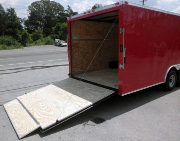 Enclosed Trailer 8.5’x24′ Red – Motorcycle Trailer Car Truck Argo ATV Hauler Storage - Image 6