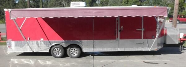 Enclosed Trailer 8.5’x26′ Red – Motorcycle Car Bike Hauler Storage - Image 6