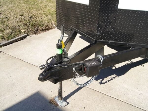 8.5×20 White V-Nose Enclosed Trailer with Blackout Pkg (2) 5,200lb Axles - Image 18