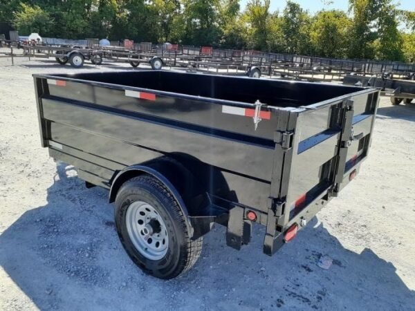 5×8 Hydraulic Dump Trailer 24″ Sides 5,200lb Axle with Brake - Image 6