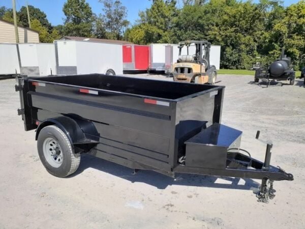 5×8 Hydraulic Dump Trailer 24″ Sides 5,200lb Axle with Brake - Image 9