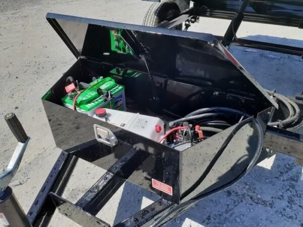 5×8 Hydraulic Dump Trailer 24″ Sides 5,200lb Axle with Brake - Image 4
