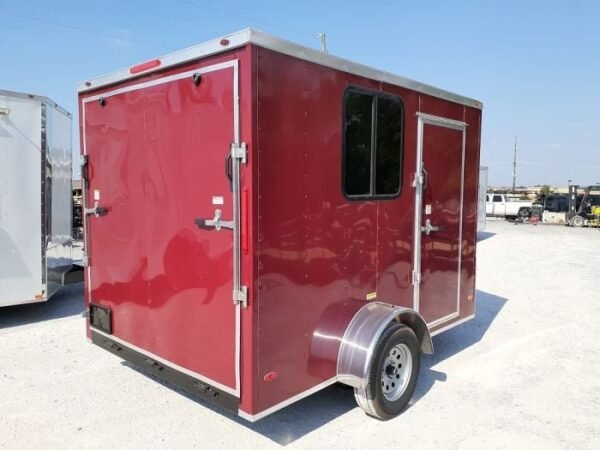 Enclosed Trailer 7′ X 10′ Brandy Wine Custom Equipment Storage - Image 6