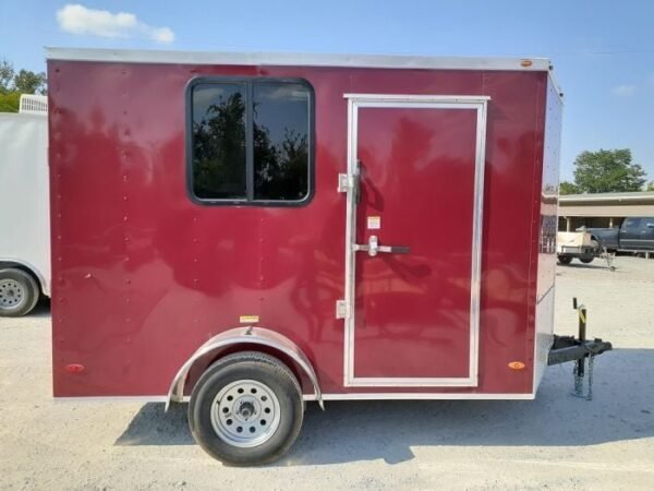 Enclosed Trailer 7′ X 10′ Brandy Wine Custom Equipment Storage - Image 2