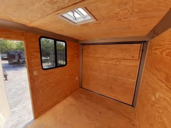 Enclosed Trailer 7′ X 10′ Brandy Wine Custom Equipment Storage - Image 4