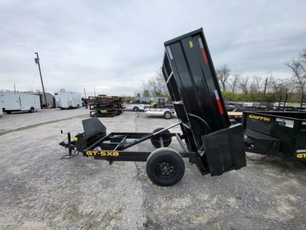 5×8 Hydraulic Dump Trailer 24″ Sides 5,200lb Axle with Brake - Image 15