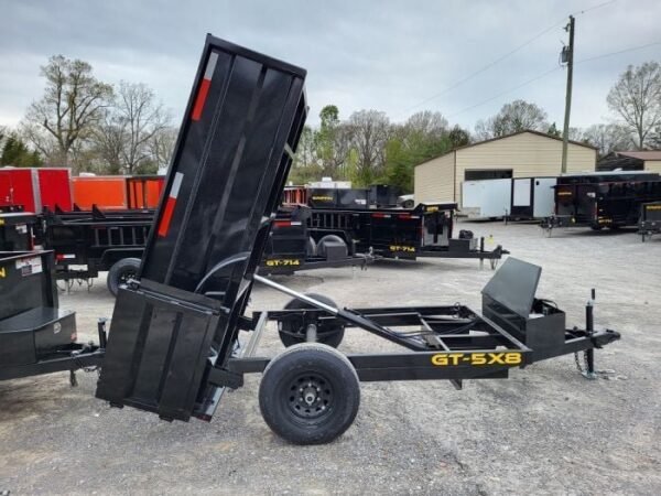 5×8 Hydraulic Dump Trailer 24″ Sides 5,200lb Axle with Brake - Image 18