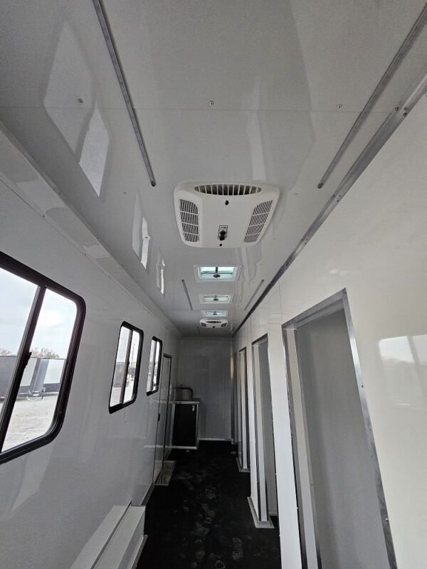 8.5′ X 24′ Custom Enclosed Dressing Room Trailer - Image 13