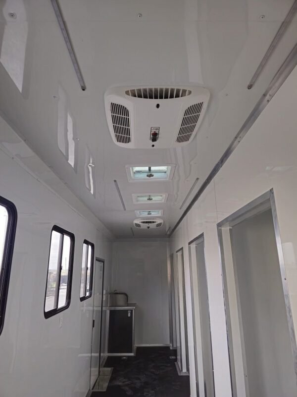 8.5′ X 24′ Custom Enclosed Dressing Room Trailer - Image 14