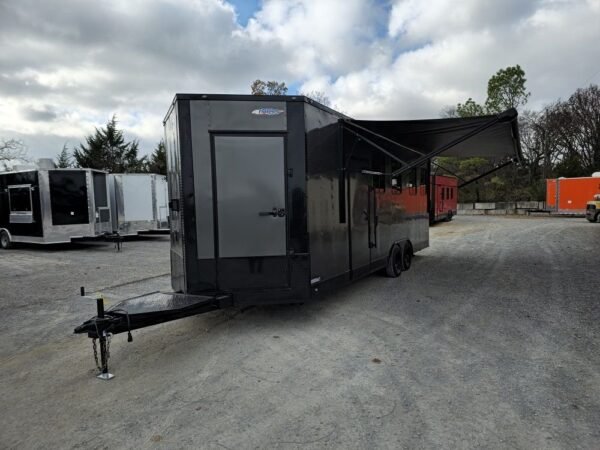 8.5′ X 24′ Custom Enclosed Dressing Room Trailer - Image 18