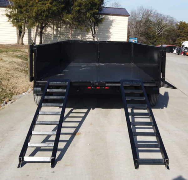 7×20 Hybrid Utility Dump Trailer 2ft Sides with Box (2) 7K Axles - Image 26