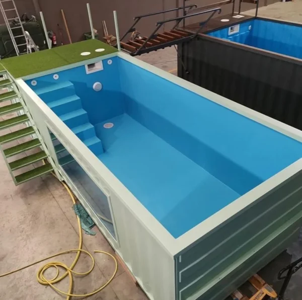 30′ ft Shipping Container Swimming Pool