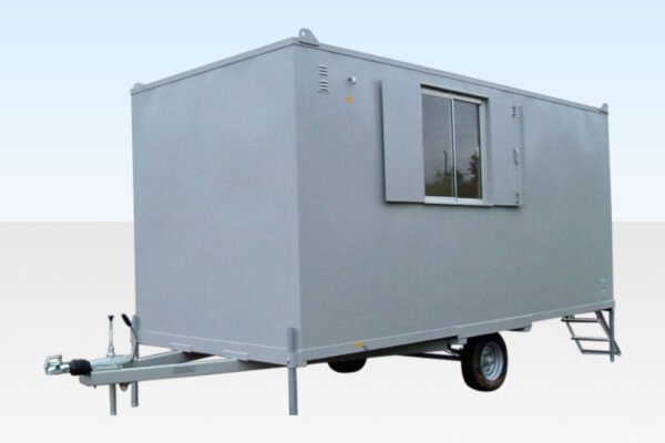 16ft x 7ft6in Steel Mobile Anti-Vandal Office