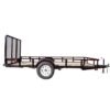 Utility Trailer 5′ x 12′ w/ Tall Spring Assist A-Frame Gate & Spare Tire Holder