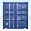 20FT Shipping Container (One Trip) Blue (RAL 5013) - Image 3