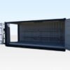 20FT X 8FT Open Side Bunded Open Mesh Floor Store - Image 2