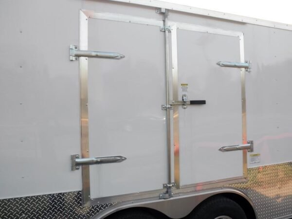 Enclosed Trailer 8.5’x24′ White – Cargo Bike Car Hauler Storage