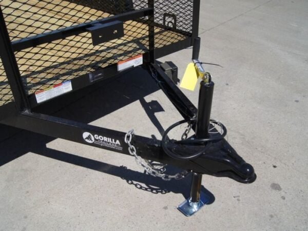 6.4×12 Dovetail Utility Trailer with 2ft Mesh Sides (2) 3,500lb Axles - Image 7