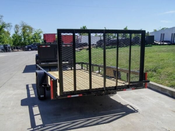 6.4×14 Straight Deck Utility Trailer 3,500lb Axles Tall Gate - Image 3