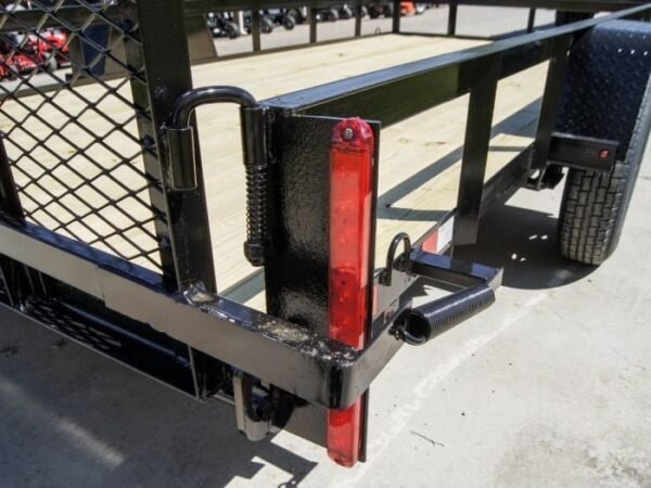 6.4×14 Straight Deck Utility Trailer 3,500lb Axles Tall Gate - Image 4