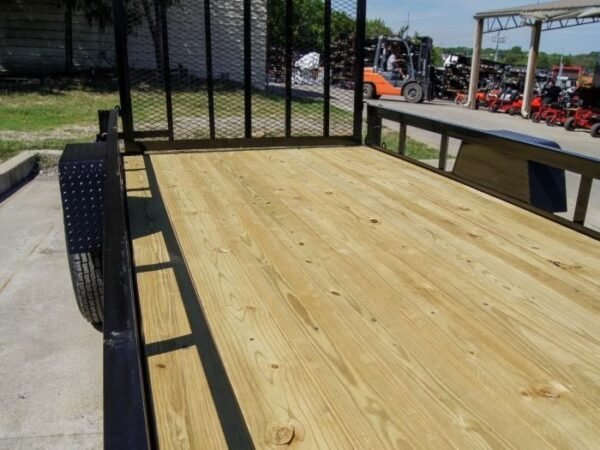 6.4×14 Straight Deck Utility Trailer 3,500lb Axles Tall Gate - Image 6