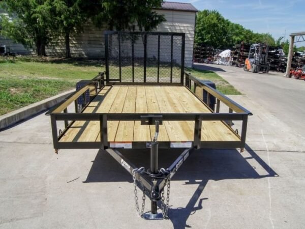 6.4×14 Straight Deck Utility Trailer 3,500lb Axles Tall Gate - Image 8