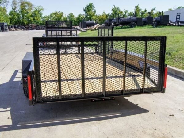 7×14 Utility Trailer with Side Gate and Dbl Brake (2) 3,500lb Axle - Image 5