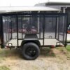 5×8 Straight Deck Utility Trailer with 4ft Mesh Side 3500lb Axle - Image 5