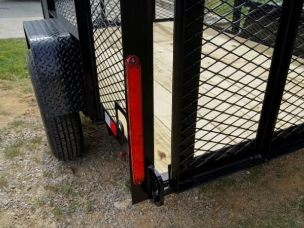 5×8 Straight Deck Utility Trailer with 4ft Mesh Side 3500lb Axle - Image 9