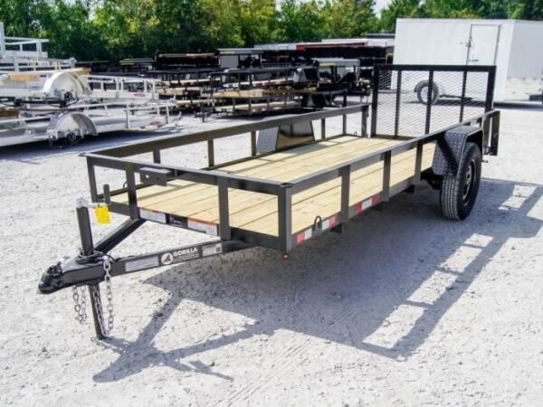 5×14 Dovetail Utility Trailer 3,500lb Axle