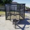 5×10 Straight Deck Utility Trailer 4ft Mesh Sides 3500lb Axle - Image 2