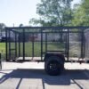 5×10 Straight Deck Utility Trailer 4ft Mesh Sides 3500lb Axle - Image 3