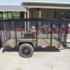 5×10 Straight Deck Utility Trailer 4ft Mesh Sides 3500lb Axle - Image 6