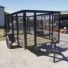 5×10 Straight Deck Utility Trailer 4ft Mesh Sides 3500lb Axle - Image 7