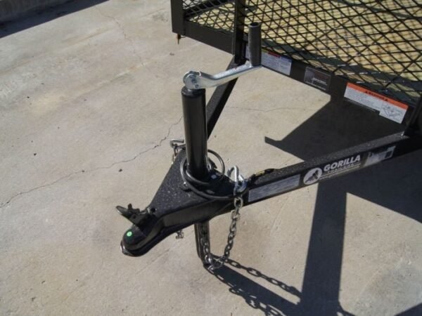 5×10 Straight Deck Utility Trailer 4ft Mesh Sides 3500lb Axle - Image 8