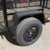 5×10 Straight Deck Utility Trailer 4ft Mesh Sides 3500lb Axle - Image 12