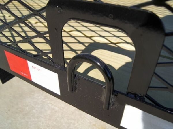 5×10 Straight Deck Utility Trailer 4ft Mesh Sides 3500lb Axle - Image 13