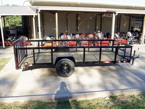 6.4×14 Dovetail Utility Trailer with 2ft Mesh Sides 3,500lb Axle - Image 7