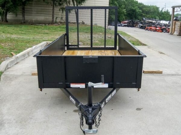 5′ X 10′ Utility Trailer Straight Deck 18″ Sides Tall Gate - Image 2