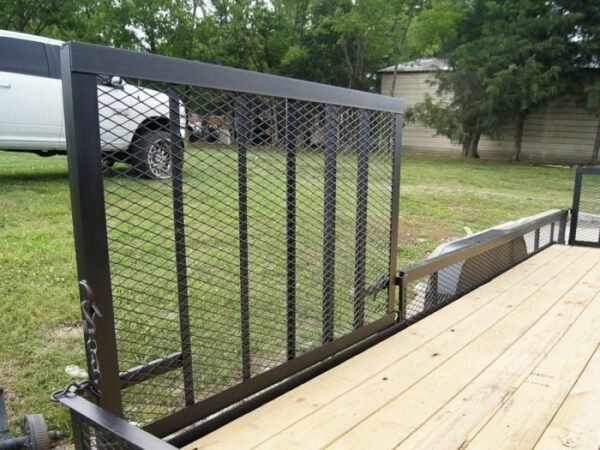 6.4×20 Utility Trailer with Side Gate and 18″ Mesh (2) 3,500lb Axles - Image 11