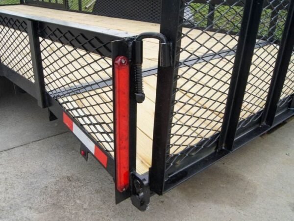 6.4×20 Utility Trailer with Side Gate and 18″ Mesh (2) 3,500lb Axles - Image 14