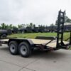 7×16 I-Beam Equipment Trailer with (2) 7K Axles with Stand Up Ramps - Image 3
