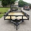 6.4×16 Straight Deck Utility Trailer (2) 3500lb Axles - Image 2