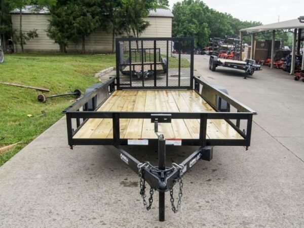 6.4×16 Straight Deck Utility Trailer (2) 3500lb Axles - Image 2