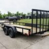6.4×16 Straight Deck Utility Trailer (2) 3500lb Axles - Image 4