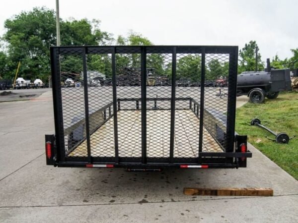 6.4×16 Straight Deck Utility Trailer (2) 3500lb Axles - Image 5